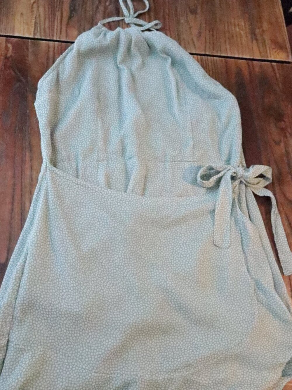 Abercrombie & Fitch Halter Faux Wrap Dress